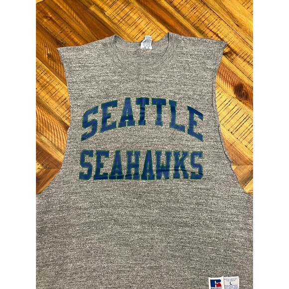 Seattle Seahawks vintage cutoff tshirt - Picture 4 of 7